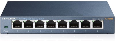 TP-Link Gigabit Ethernet TL-SG108 - 8 poorts